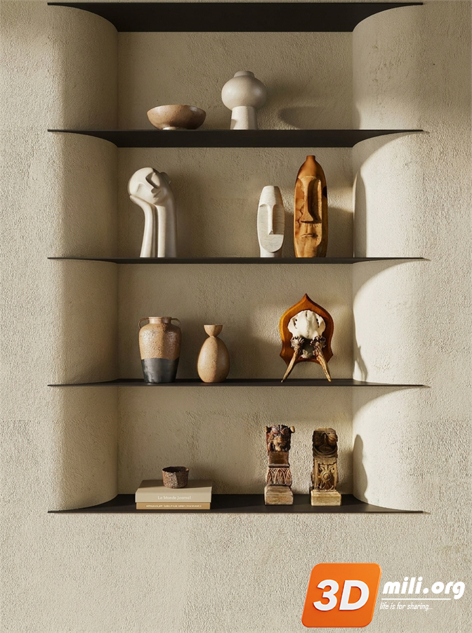 Decorative cabinet Skp Files